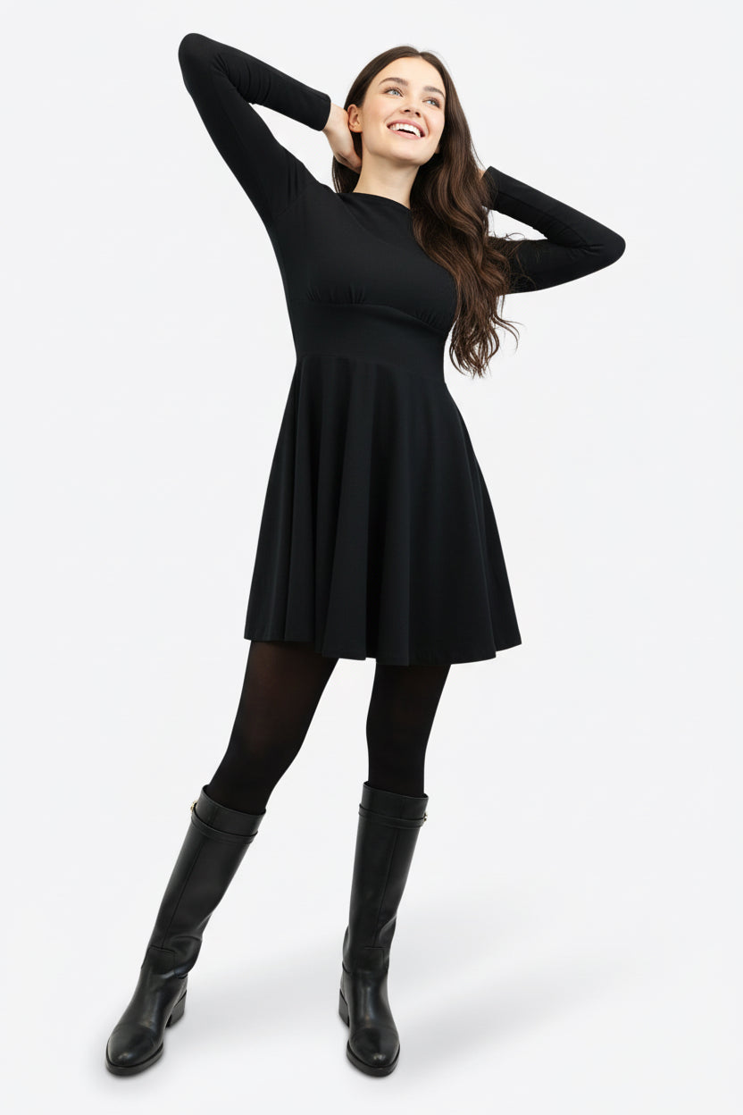 Nylaya – Modisches Skort-Kleid