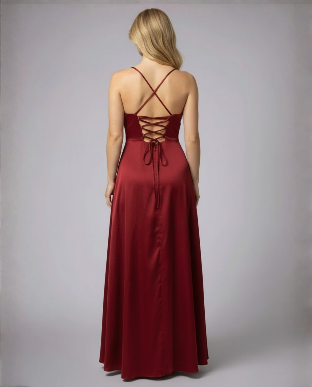 Maxi Kleid Damen | Eleganter Fall & Beinschlitz