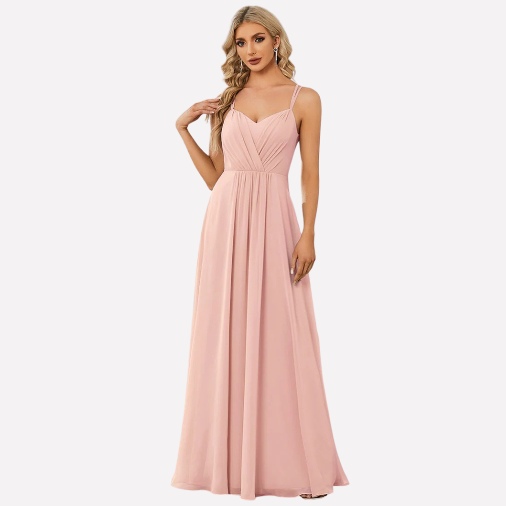 Maxikleid Damen | Herzausschnitt & Fließend Elegant