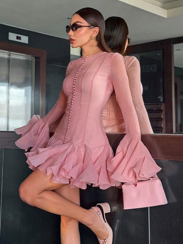 Mini Cocktailkleid Damen Elegant