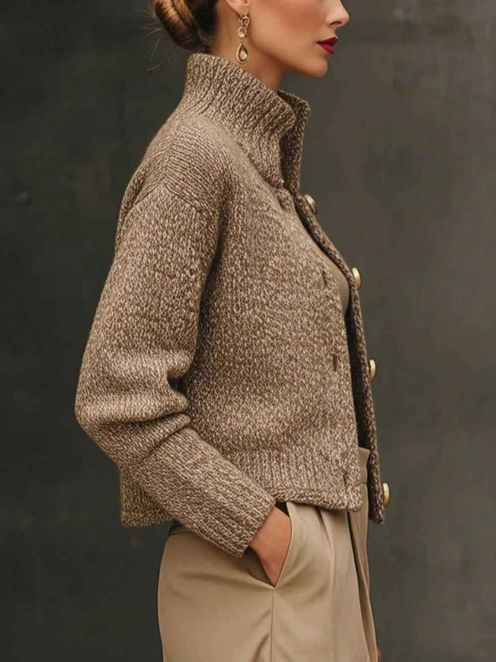 Isabella | Edle taillierte Damen Wolljacke