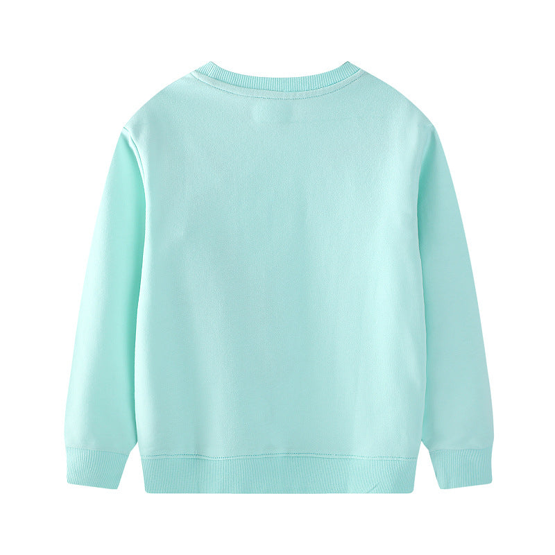 Mädchen Sweatshirt mit buntem Blumen- und Feenmotiv Drune