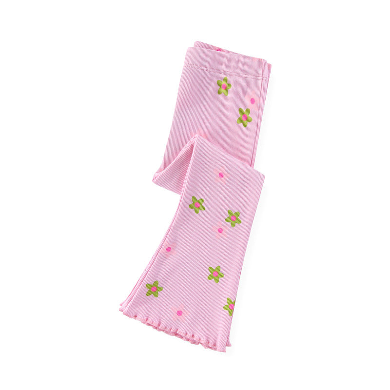 Mädchen Leggings mit floralem Muster Drune