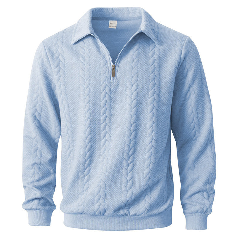 Martin | Polo Quarter Zip aus elegantem Strick