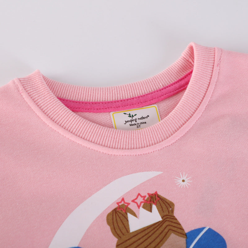 Mädchen Sweatshirt mit verspieltem Prinzessinnen-Motiv Drune