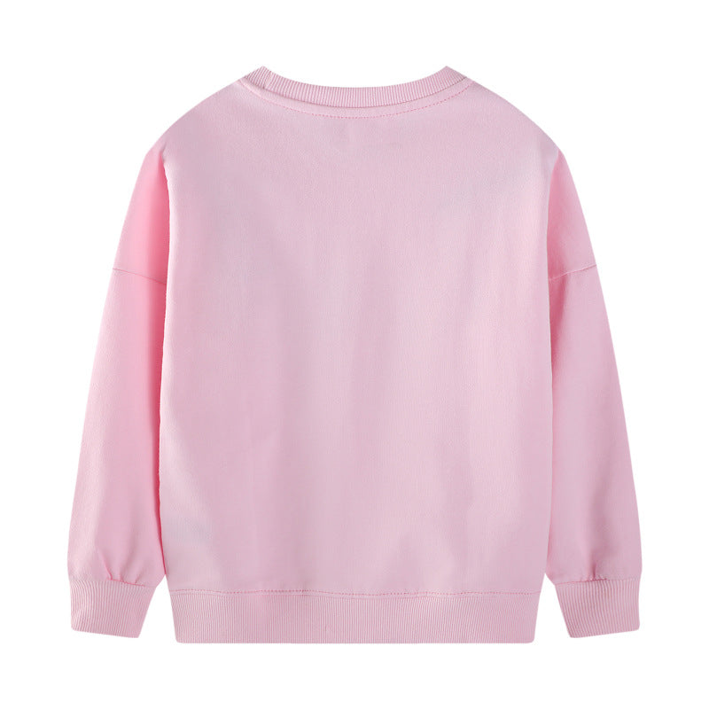 Mädchen Sweatshirt mit buntem Tier- und Motivdruck Drune
