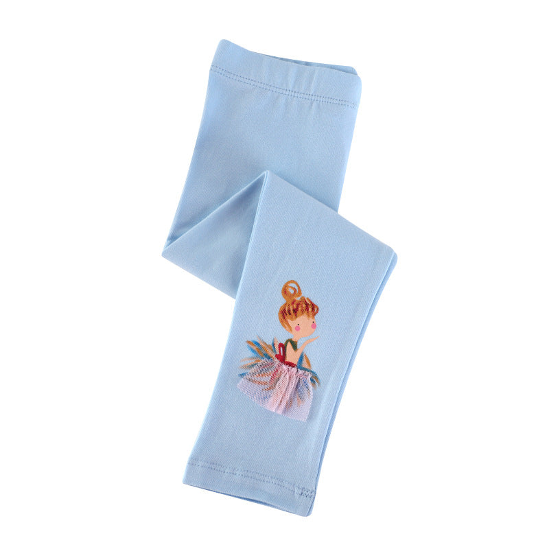 Mädchen Leggings mit Ballettmotiv Drune