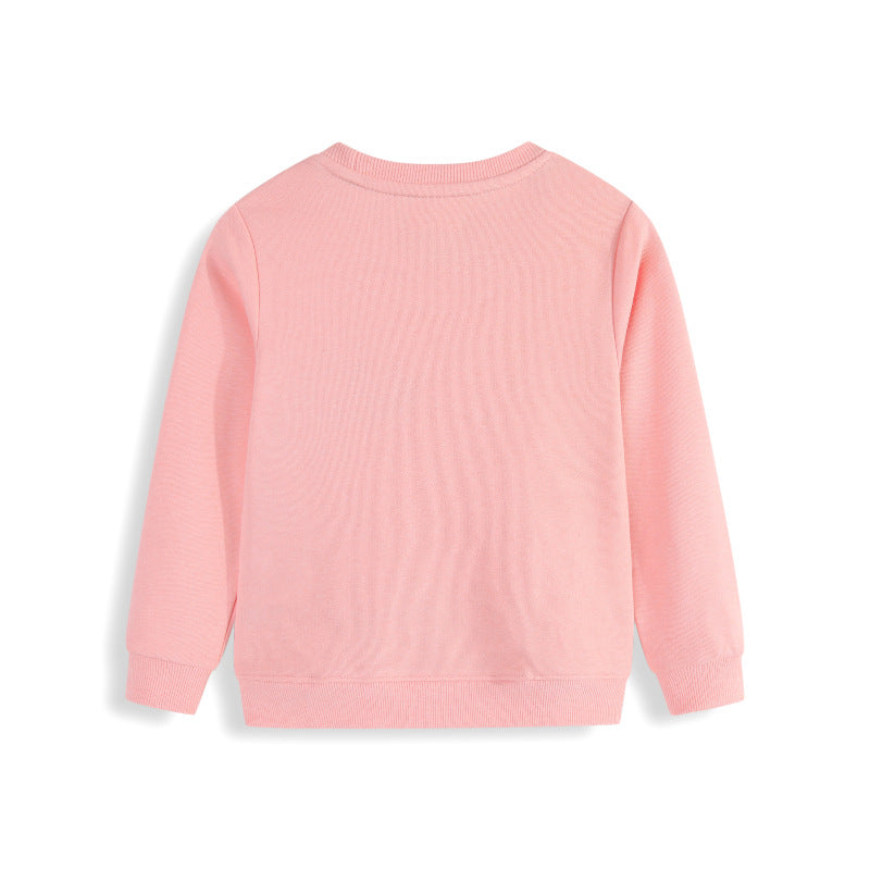 Mädchen Sweatshirt mit niedlichem Dinosaurier-Applikationsdesign Drune