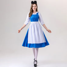 0929【Kleid + Haarreif + Schürze】