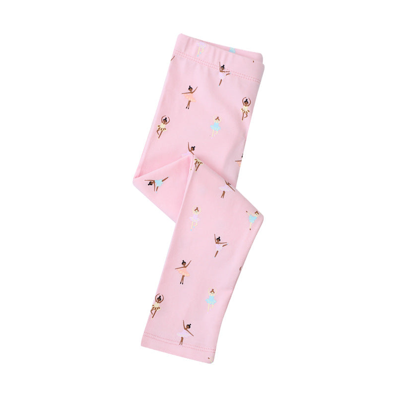 Mädchen Leggings mit bezauberndem Ballett-Motiv Drune