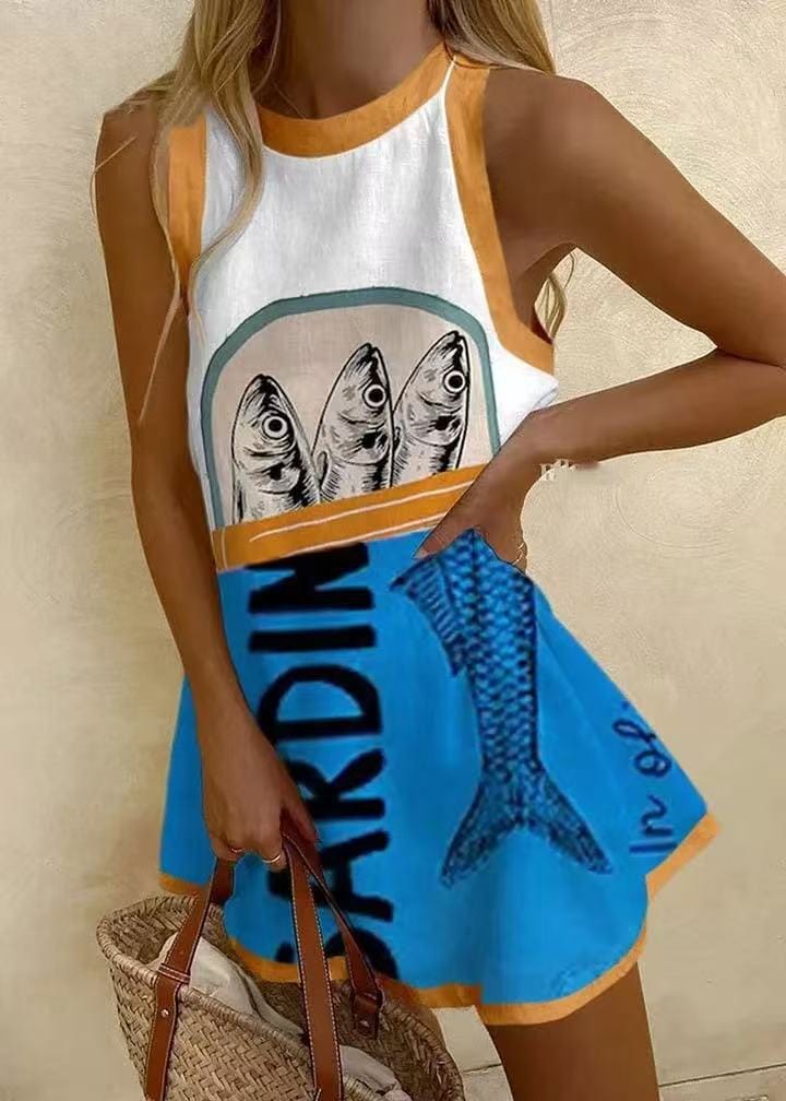 Carina | Damen Kurzes Kleid – Leichtes Mini Kleid Sommer Alltag 2026