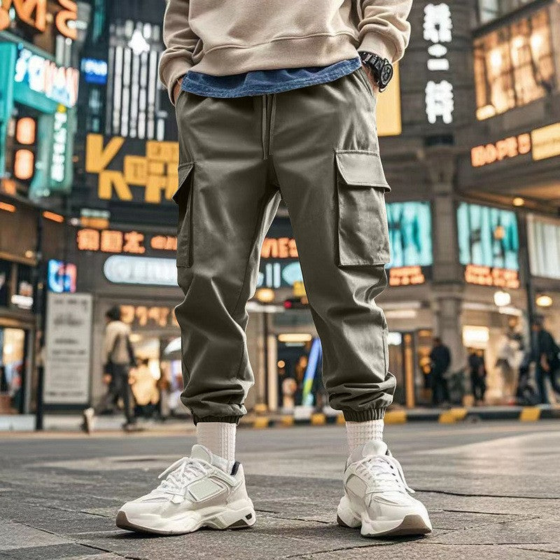 Herren Cargo-Hose mit verstellbarem Bund und praktischen Seitentaschen Drune