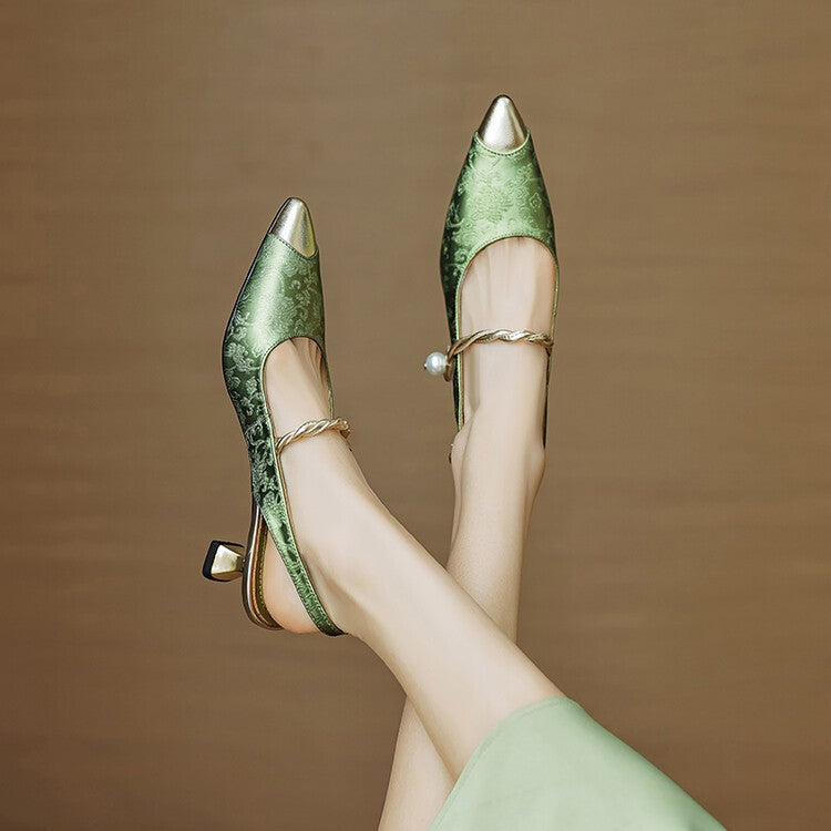 Pumps mit Kitten-Heel für Damen