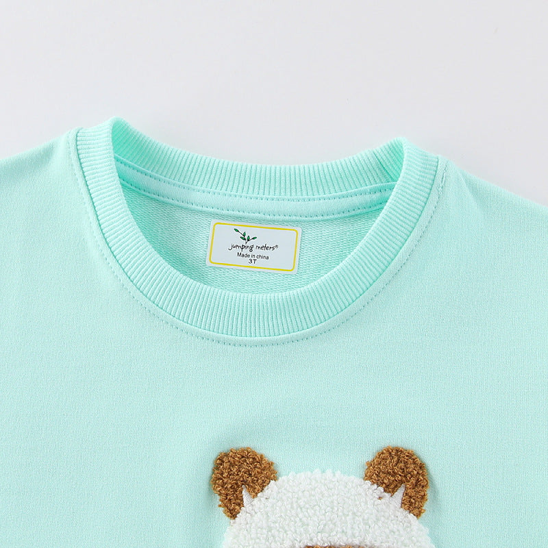 Mädchen Sweatshirt mit verspieltem Lama-Motiv Drune