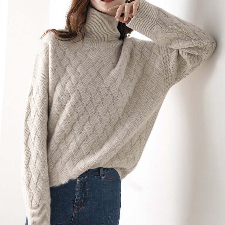 Sarah | Damen Rollkragenpullover für den Frühling