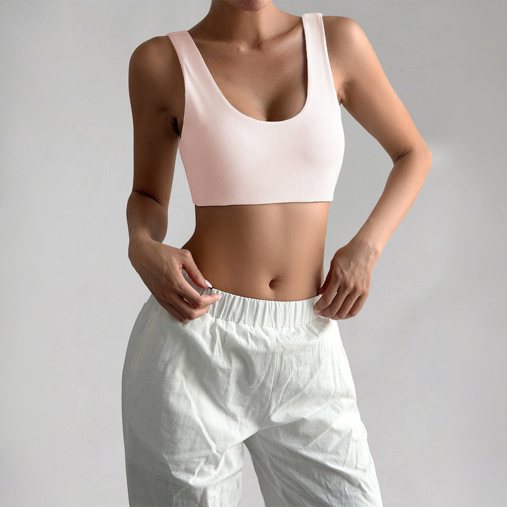 Damen Sport-Bustier mit bequemen breiten Trägern und elastischem Schnitt Drune