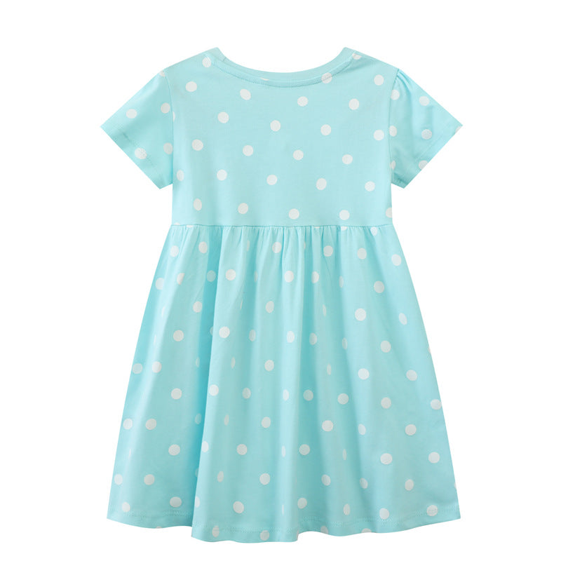 Mädchen Sommerkleid mit bezauberndem Eiskreismodell Drune