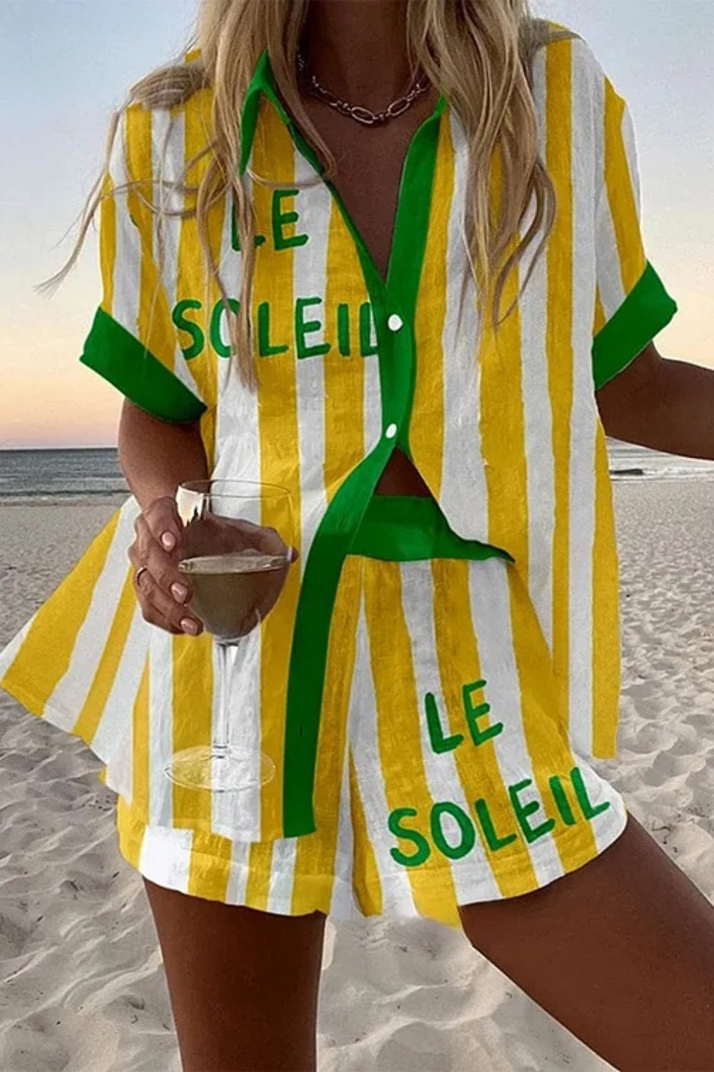Isabell | Damen Set Mühelose Eleganz – Elegantes Matching Set Sommer 2026