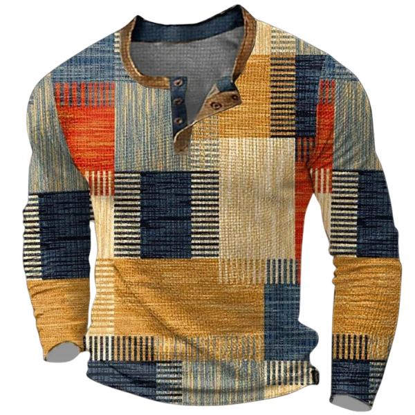 Zayden - Weiches Patchwork-Hemd