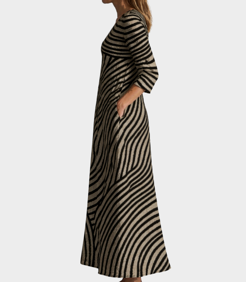 Zaleen - Soft-Touch-Midikleid