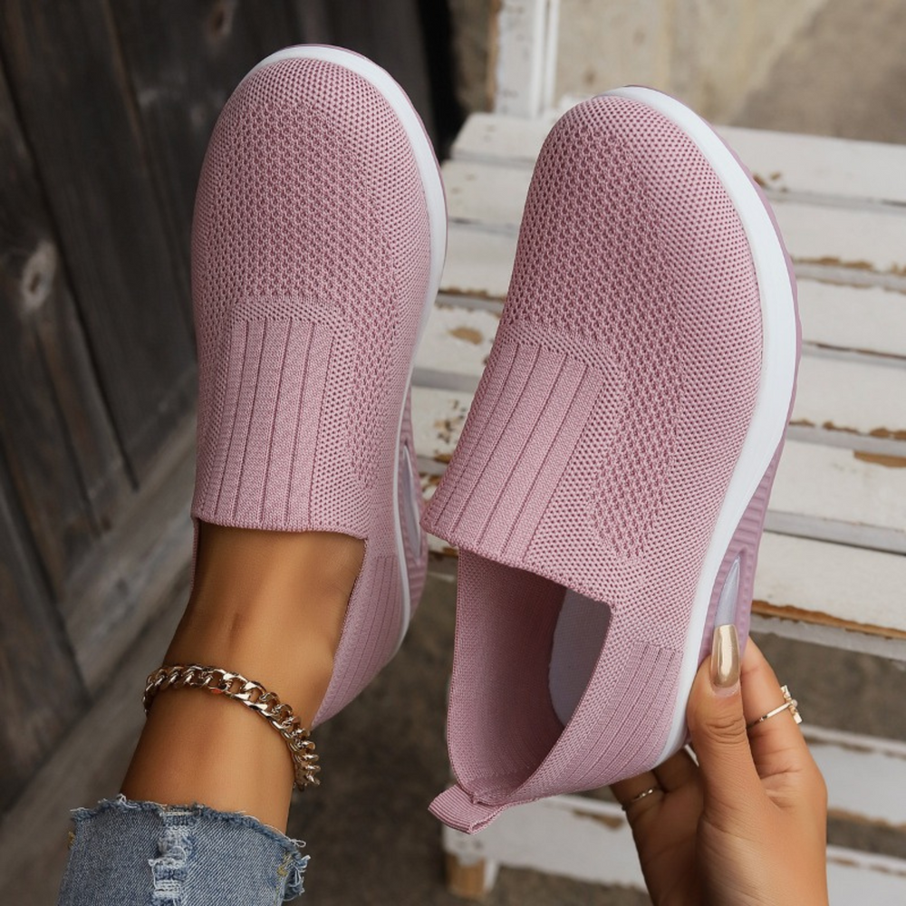 Damen Orthopädische Schuhe mit dämpfender Sohle und elastischem Einstieg