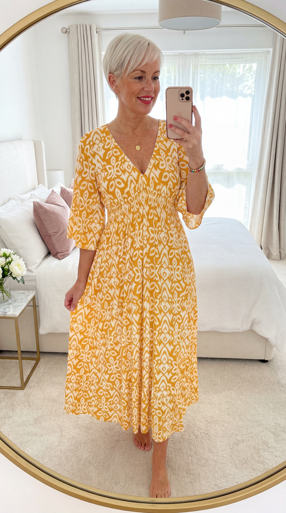 Bohemian Midi-Kleid von Selene