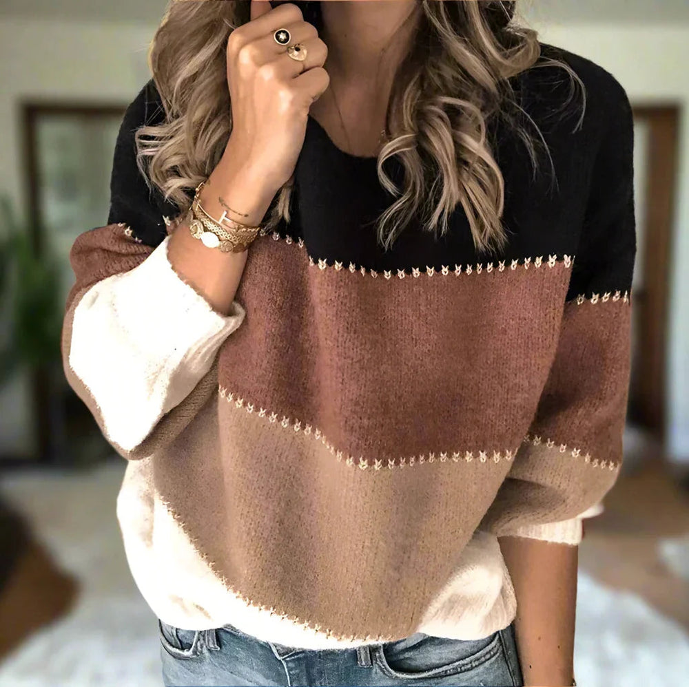 Leonie | Damen Pullover elegant modern geschnitten