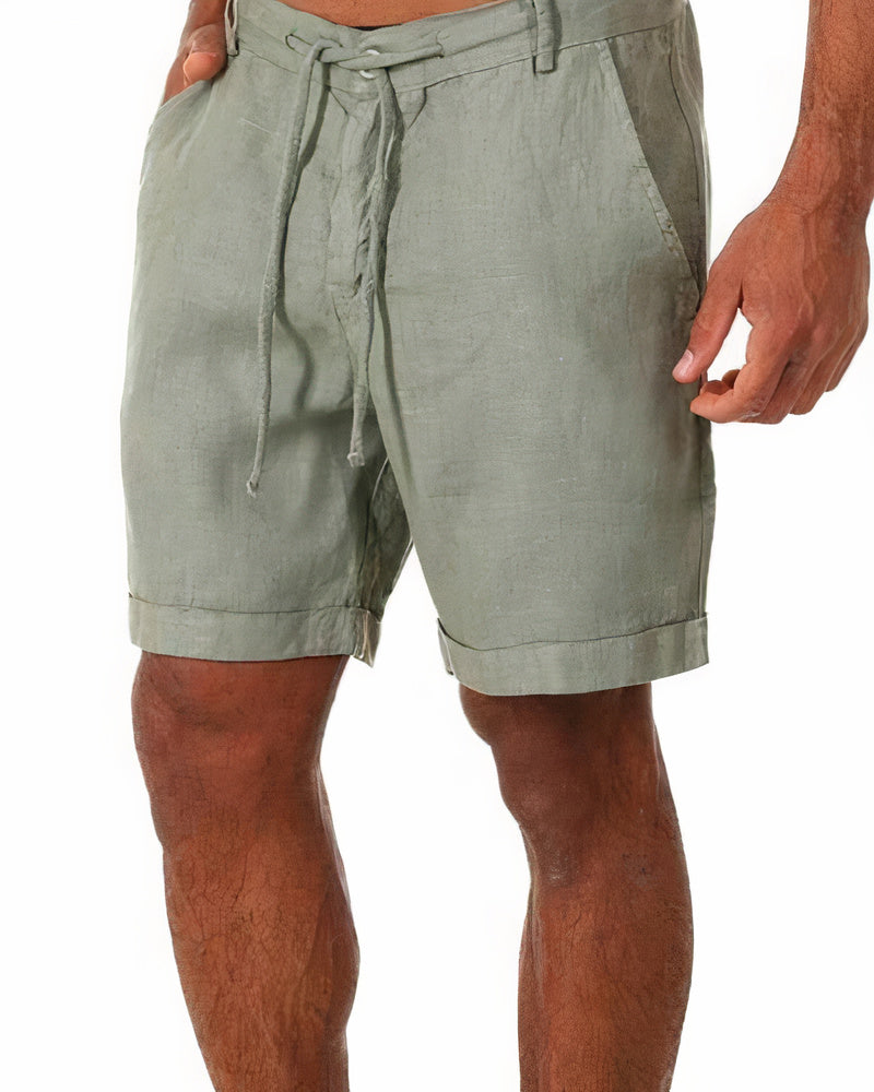 Stilvolle Leinen-Shorts für Herren - Leo