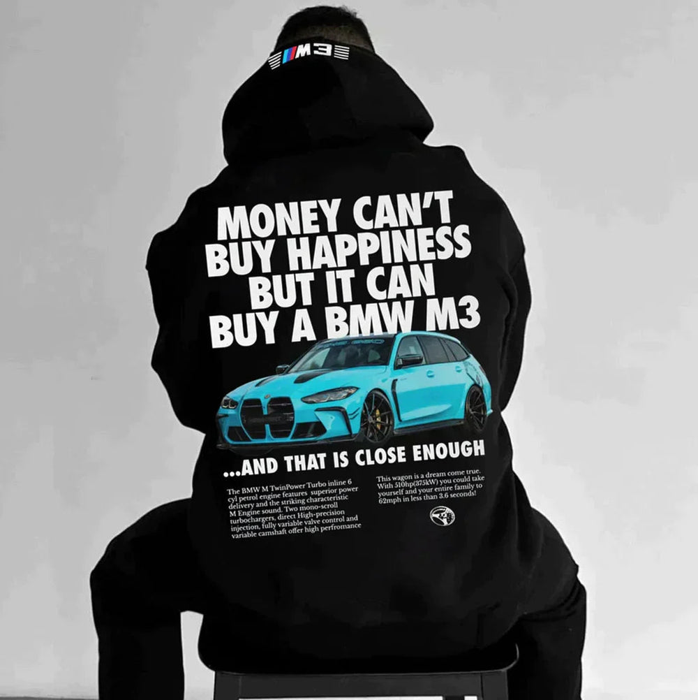 Racing Hoodie für Herren | Oversize Komfort & Auto-Details