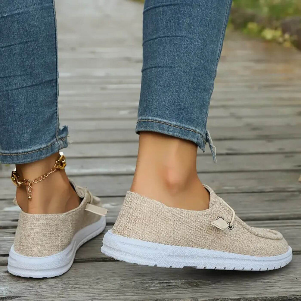 Renate | Damen Slip-On Sneaker Bequem Komfort Alltag