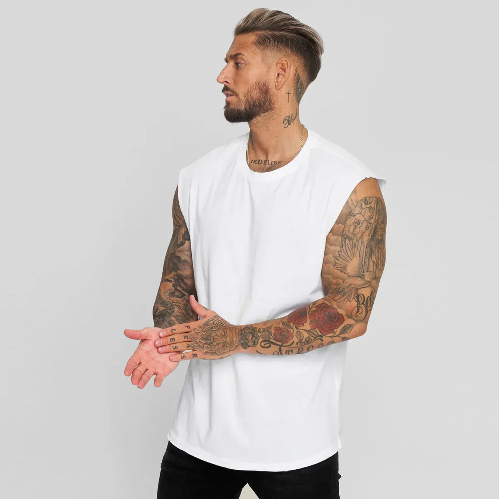 Kryven™- Tanktop aus Premium-Strick mit Muscle-Fit-Schnitt