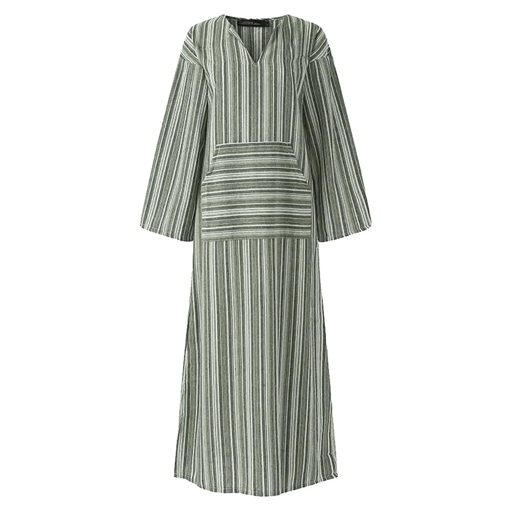 Yvonne - Gestreiftes Maxikleid