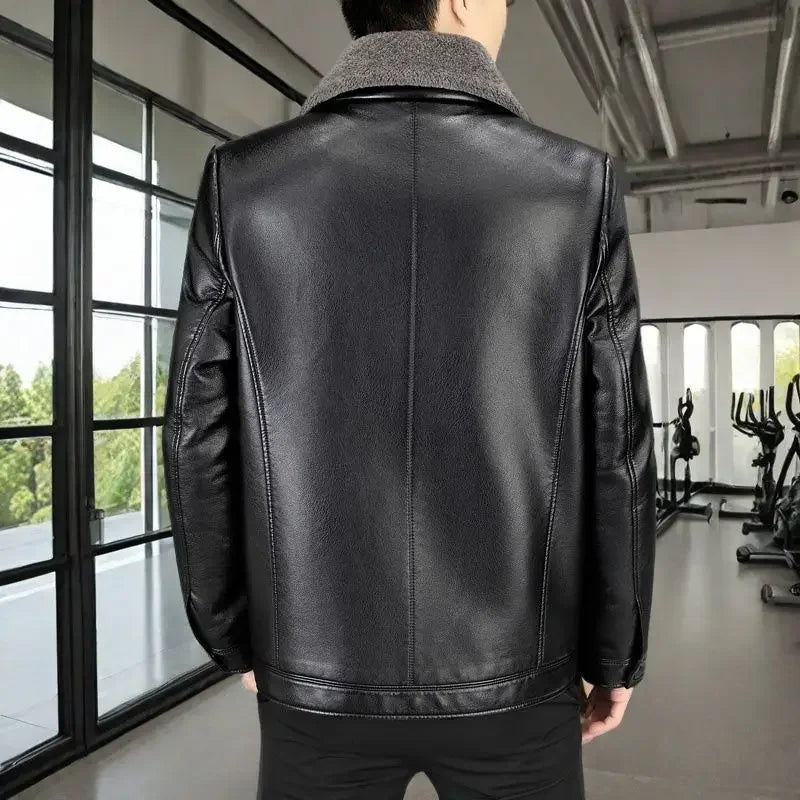 Blackridge™ Premium-Lederjacke mit Thermofutter