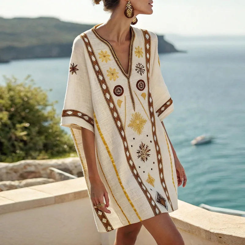 Vera | Damen Stilvolles Strandkleid Bequem – Strandkleid Komfort Sommer 2026