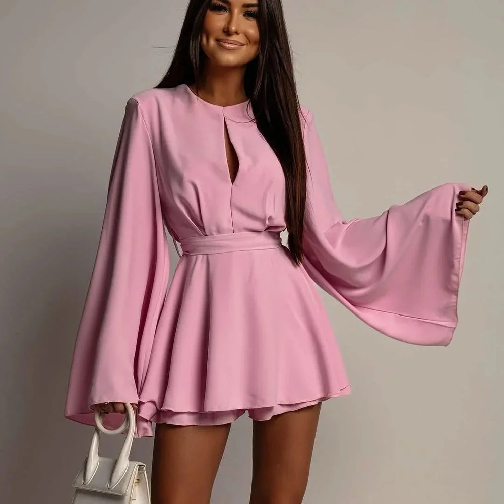 Lunelle™ Jumpsuit mit Offenem Rücken und Zarter Eleganz