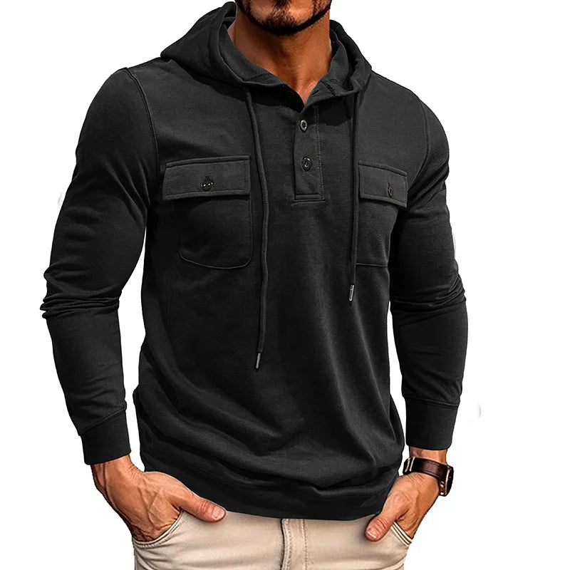 Westbrook™ Hoodie Mit Verstellbarer Kapuze und Fronttaschen