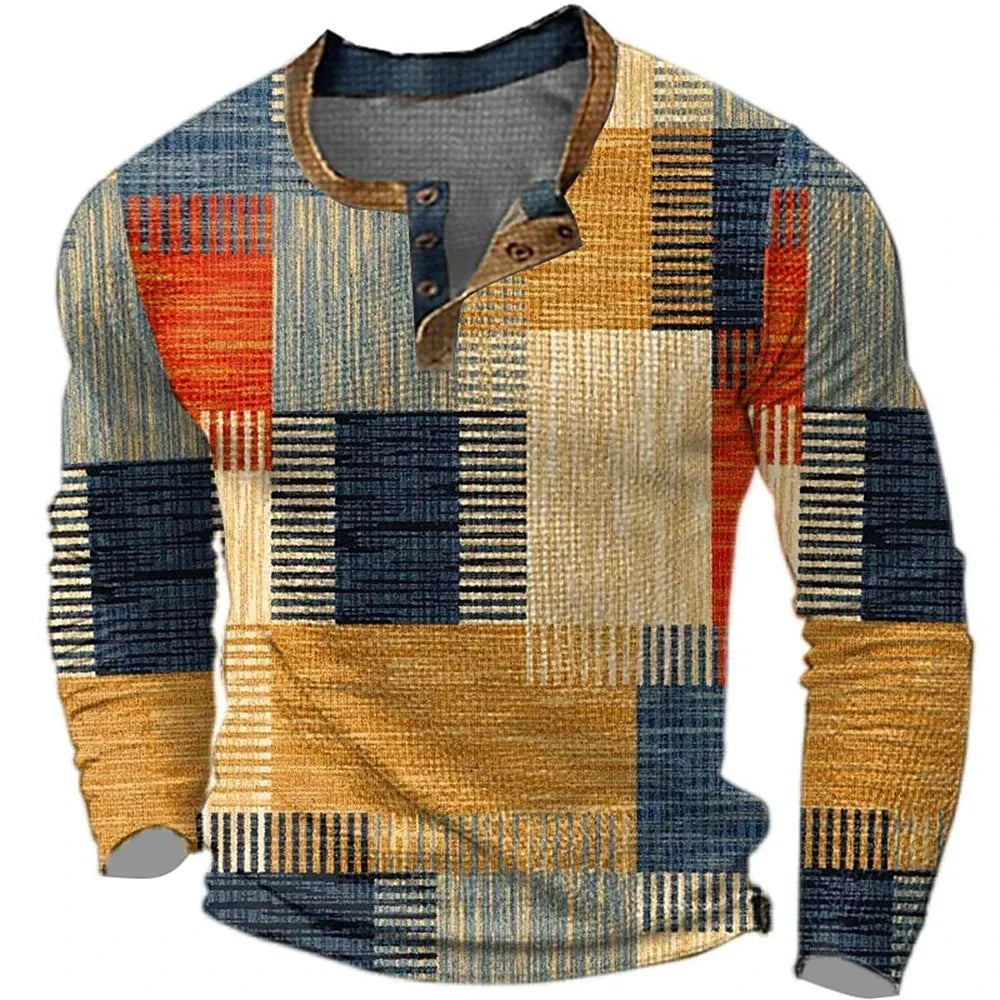 Ignazio – Henley-Hemd Im Farbblock-Patchwork-Stil