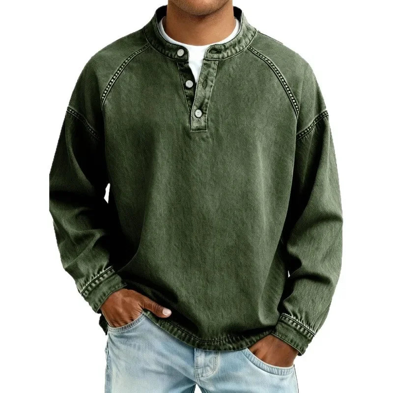 Laren - Vintage Button-down-Hemd mit Soft-Touch