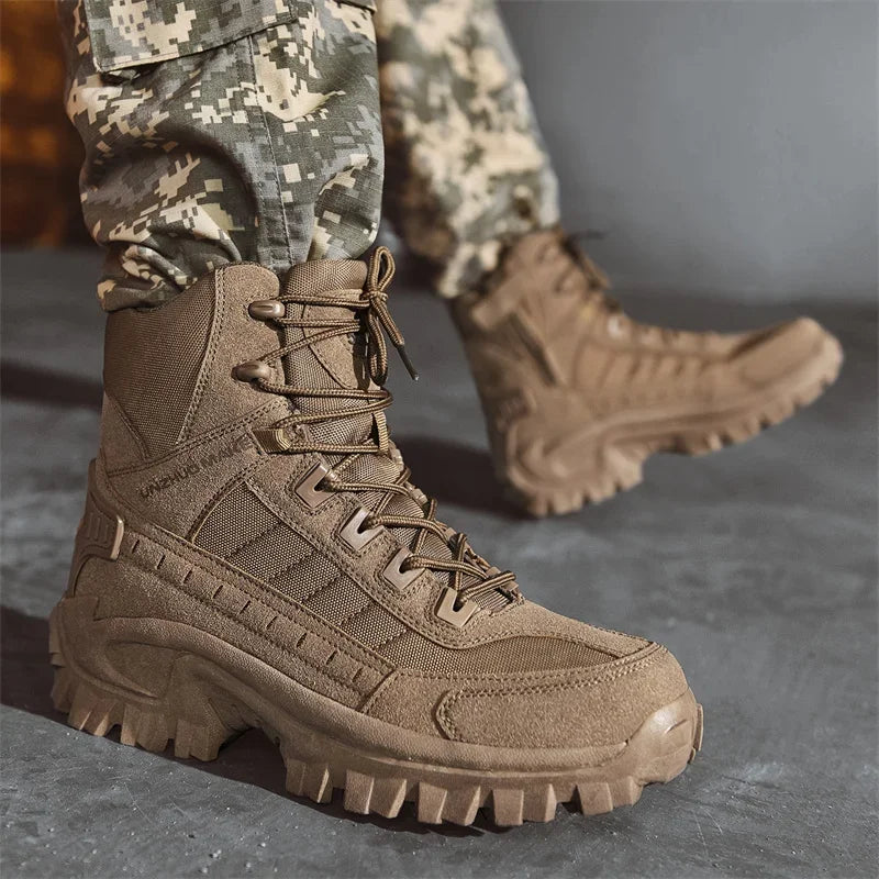 Spartacus™ Taktische Stiefel mit Wildleder-Details und rutschfester Profilsohle