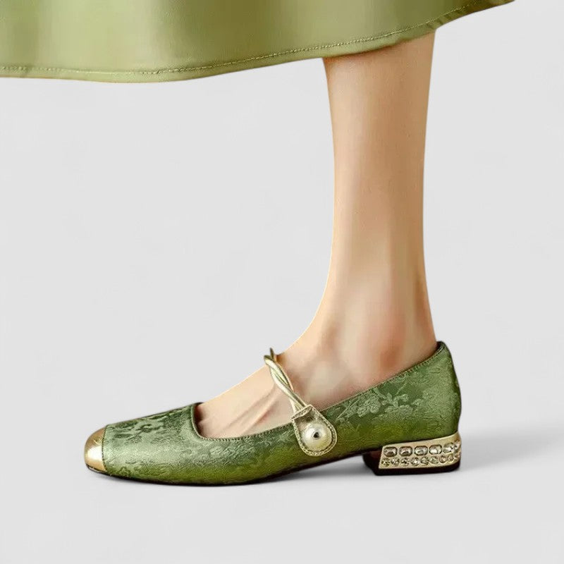Gabriela | Damen Orthopädische Mary Jane Niedrig-Absatz-Schuhe
