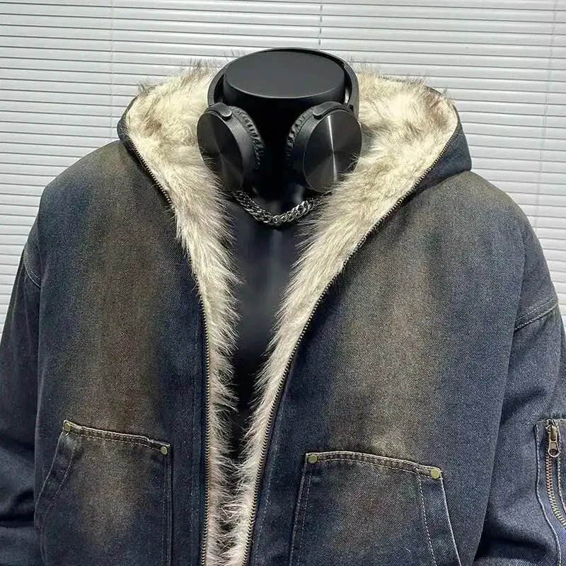 Seattle™ Denim Bomberjacke mit Flauschfutter