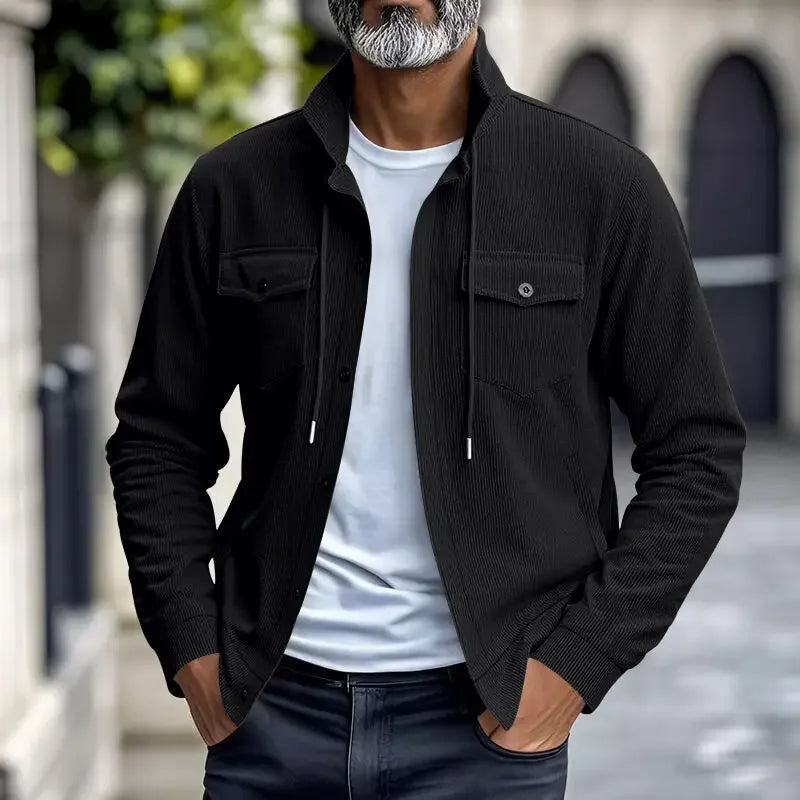 Velkor™ Jacke mit Gerippter Textur und Raffinierter Ausstrahlung