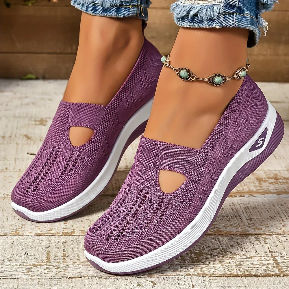 Madelline - Damen-Slipper mit Keilabsatz