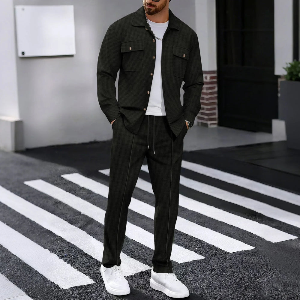 Dominus Elite™ Set mit Moderner Jacke und Slim-Fit-Hose