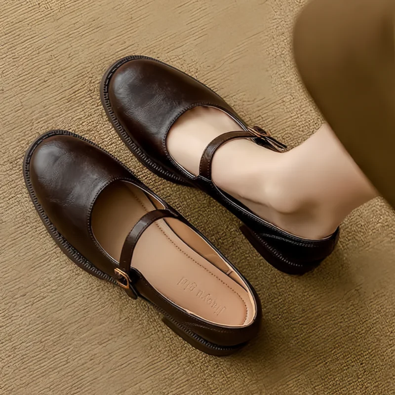Donia – Bequeme Lederschuhe Mit Riemen