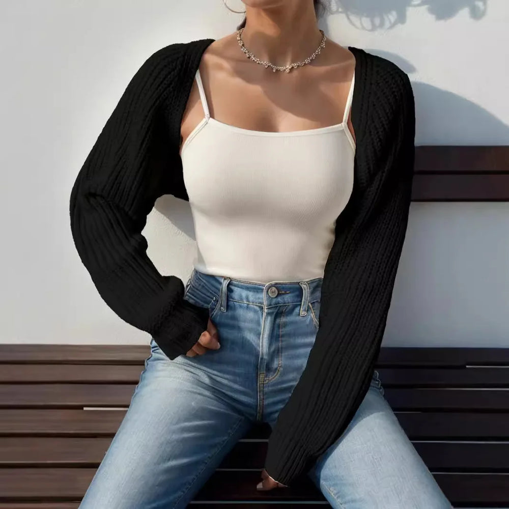 Lola Damen kurze Strickjacke