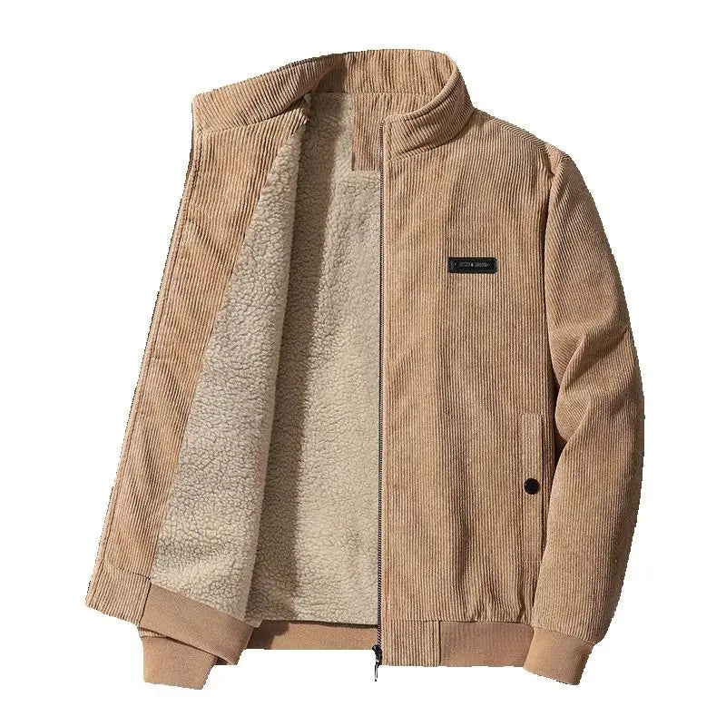 Leon | Herren Cordjacke mit warmem Fleecefutter