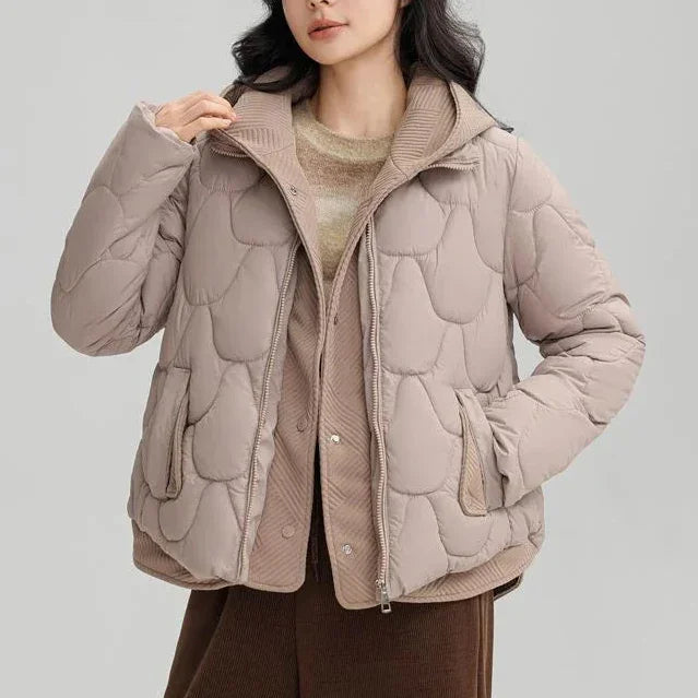 FrostHaven™ Steppjacke Mit Kuscheliger Kapuze
