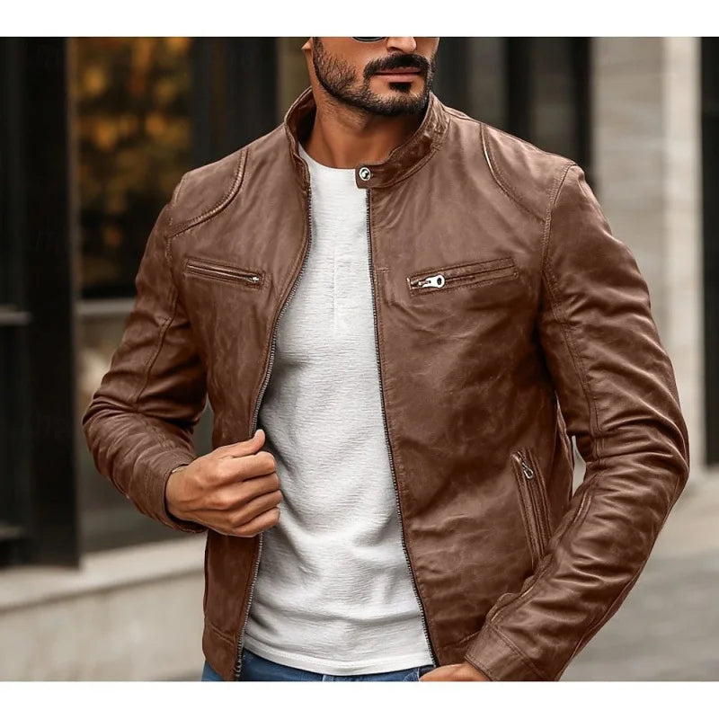 Lorcan - Bikerjacke mit Reißverschluss