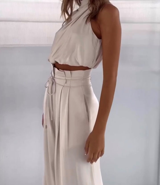 Clara | Elegantes zweiteiliges Damen-Set luxuriös geschnitten